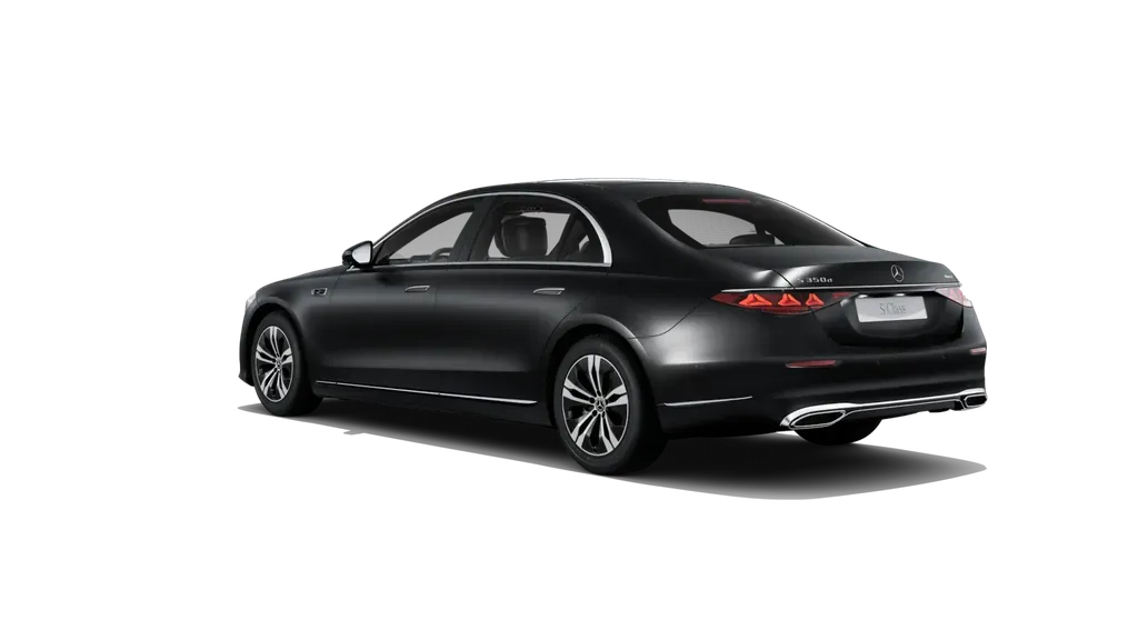 Mercedes Classe S avec chauffeur, trois-quarts arrière