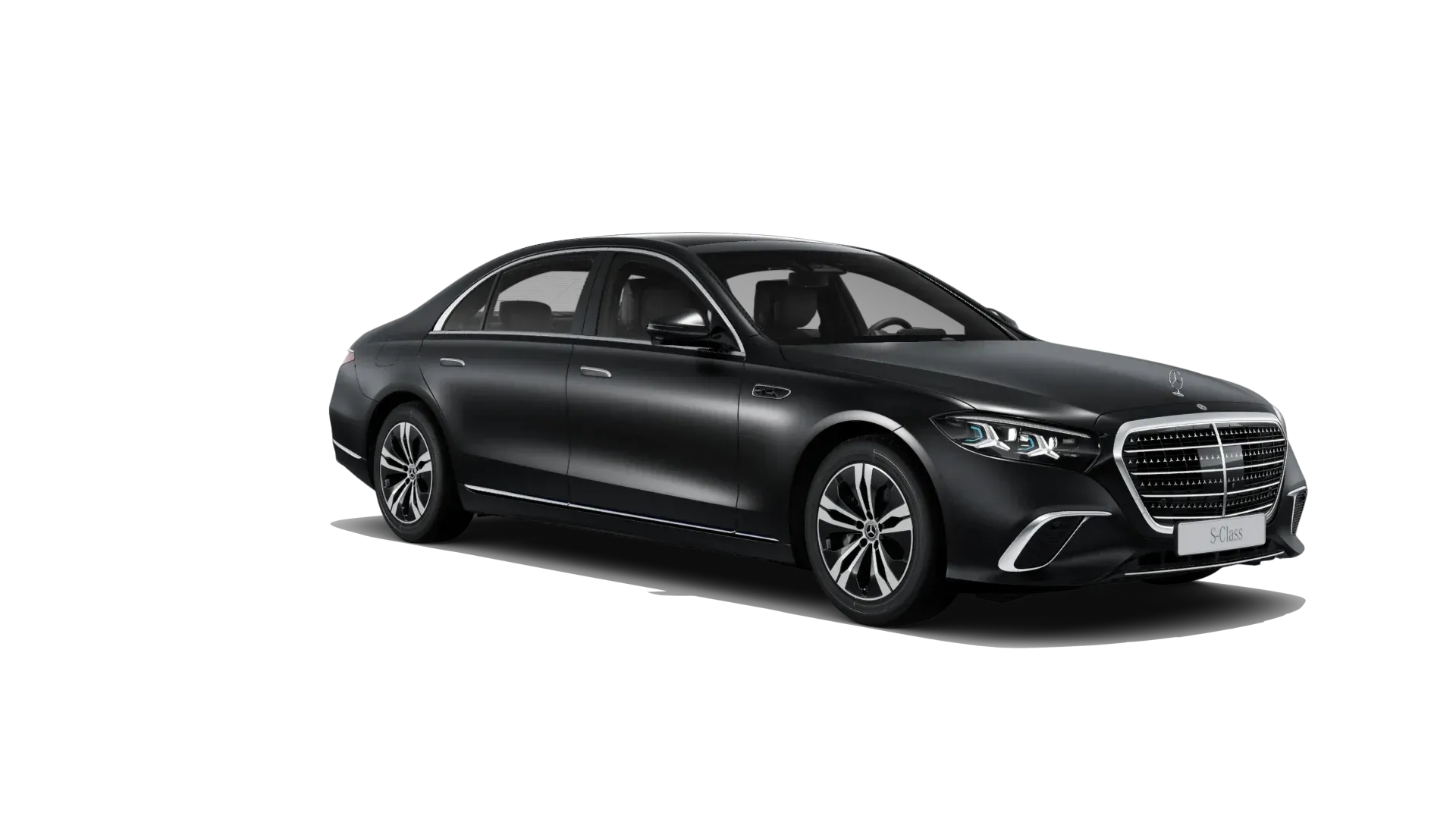 Mercedes S-Class with chauffeur, for arrivals between shows