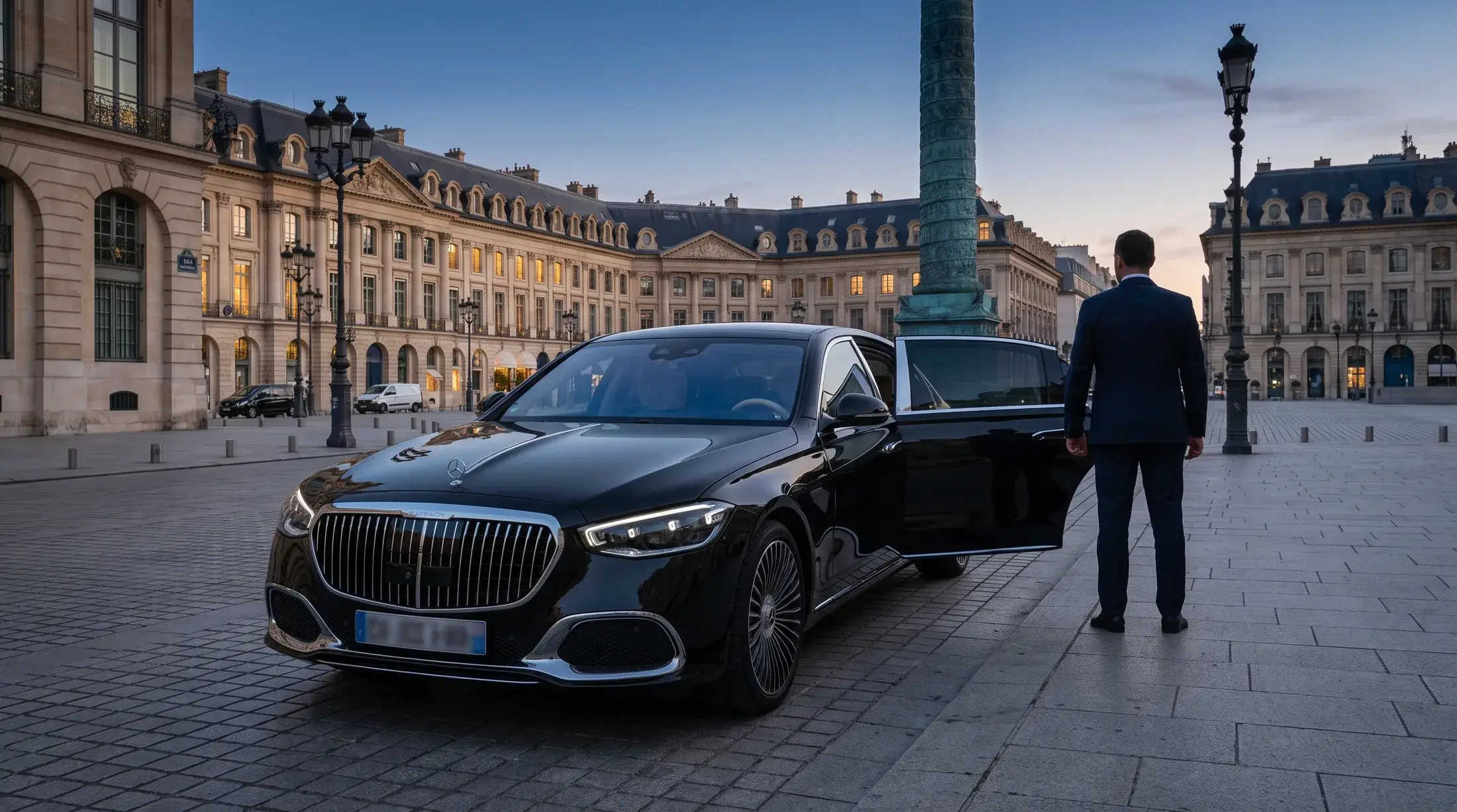 Maybach chauffeur Paris : Classe S à l'heure ou à la journée